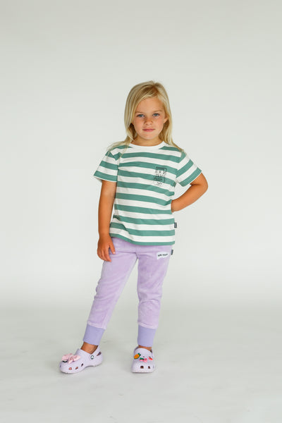 Mix Tape Sage Stripe Classic Tee