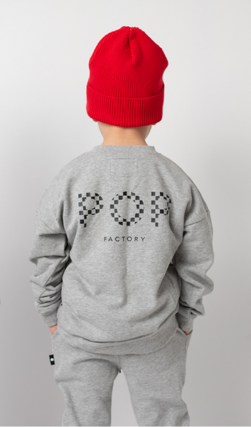POP CHECK Crew - Only size 1-2y left
