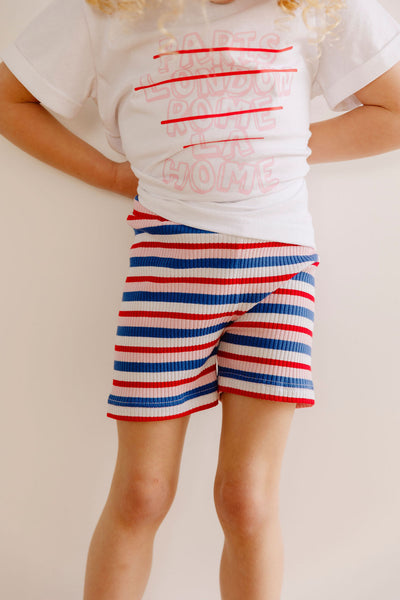 Traveller Stripe Bike Shorts