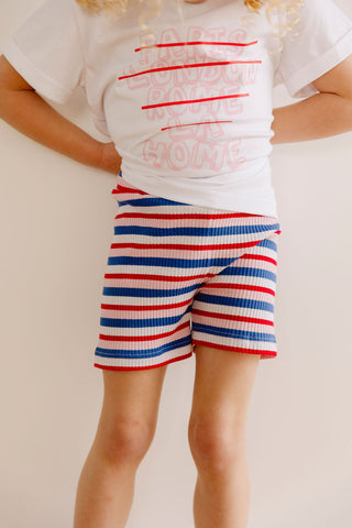 Traveller Stripe Bike Shorts