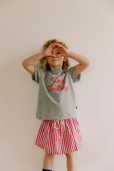 Pirate Striped Mini Skirt