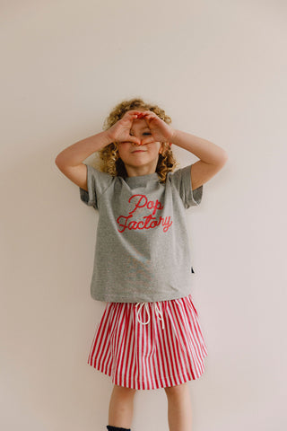 Pirate Striped Mini Skirt