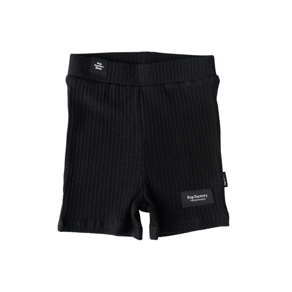 DAILY BIKE SHORTS - BLACK  - One Left (size 1-2y)